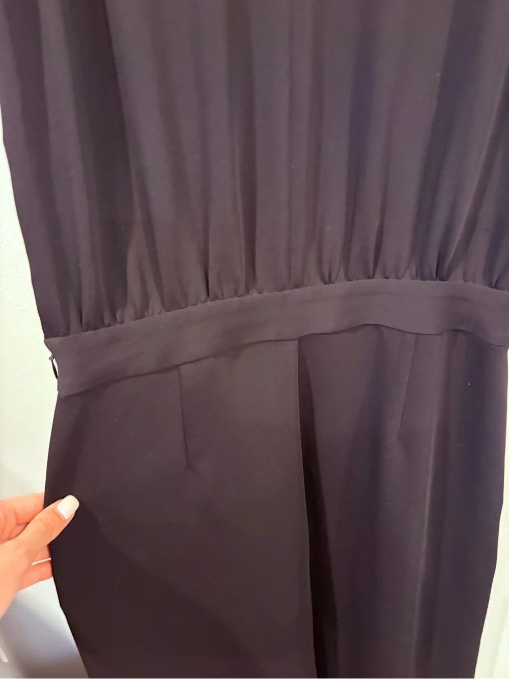 Babaton by Aritzia Black Sleeveless Wide Leg Cropped Jumpsuit Size 6 - Picture 5 of 14